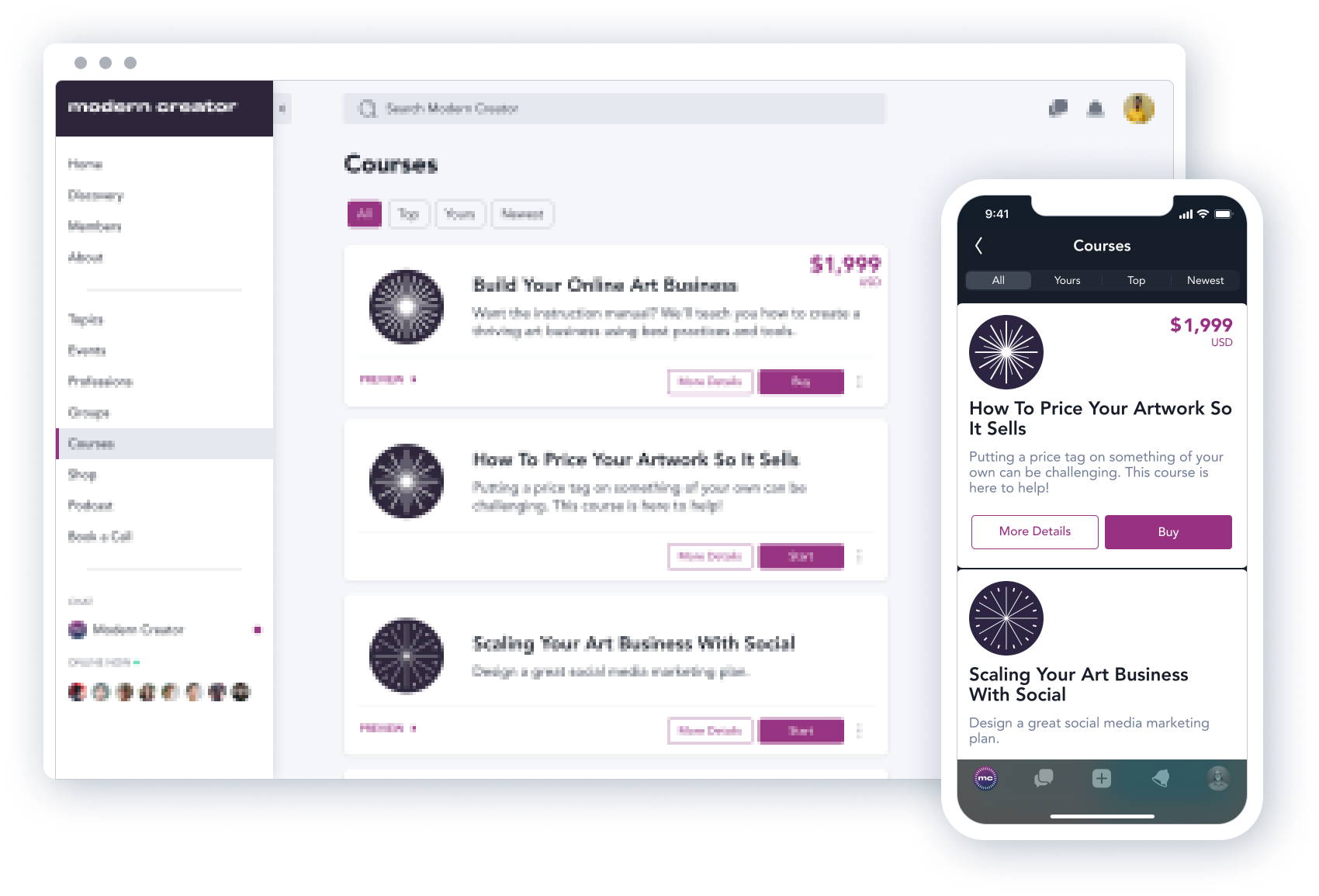 Mighty Pro Software - Online courses with desktop and branded mobile apps