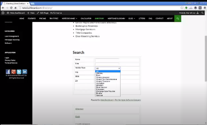 Note Dashboard Software - 3