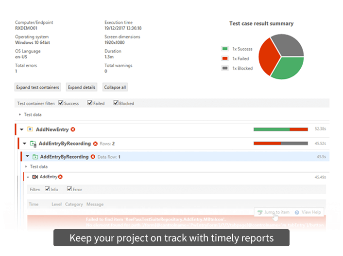 Ranorex Studio Software - 3