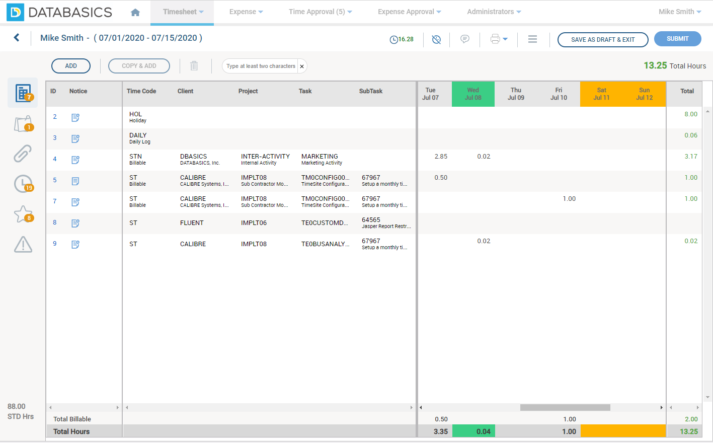 DATABASICS Time Software - 1
