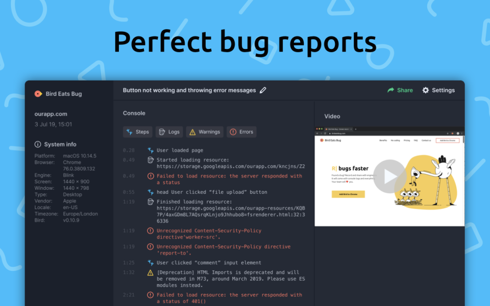 Perfect bug reports-thumb