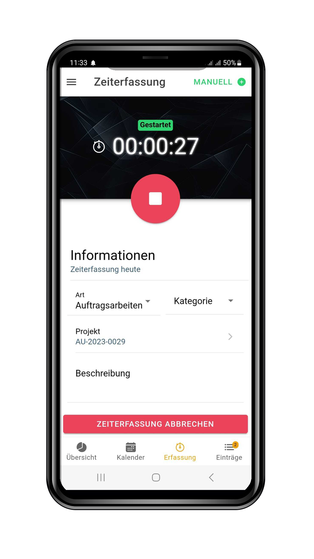 openHandwerk Zeiterfassung App