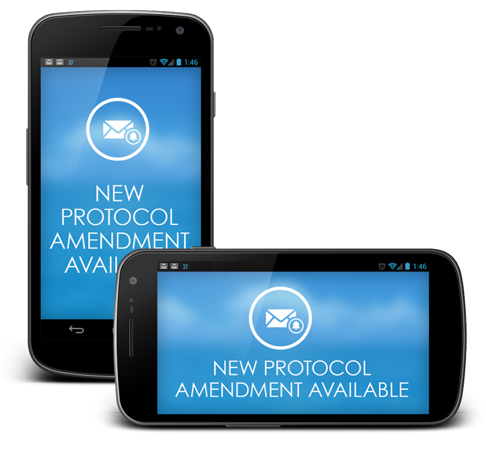 Longboat Software - When protocols are amended changes are automatically deployed to all users instantly