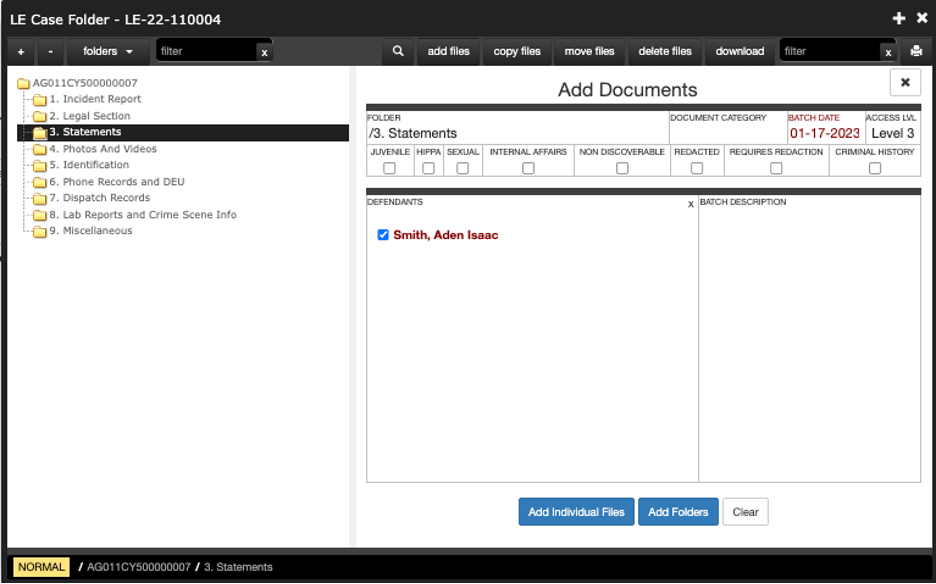 CivicDocs screenshot: Effortlessly bulk upload documents in CivicDocs while preserving the original file structure, ensuring efficient and organized data management.