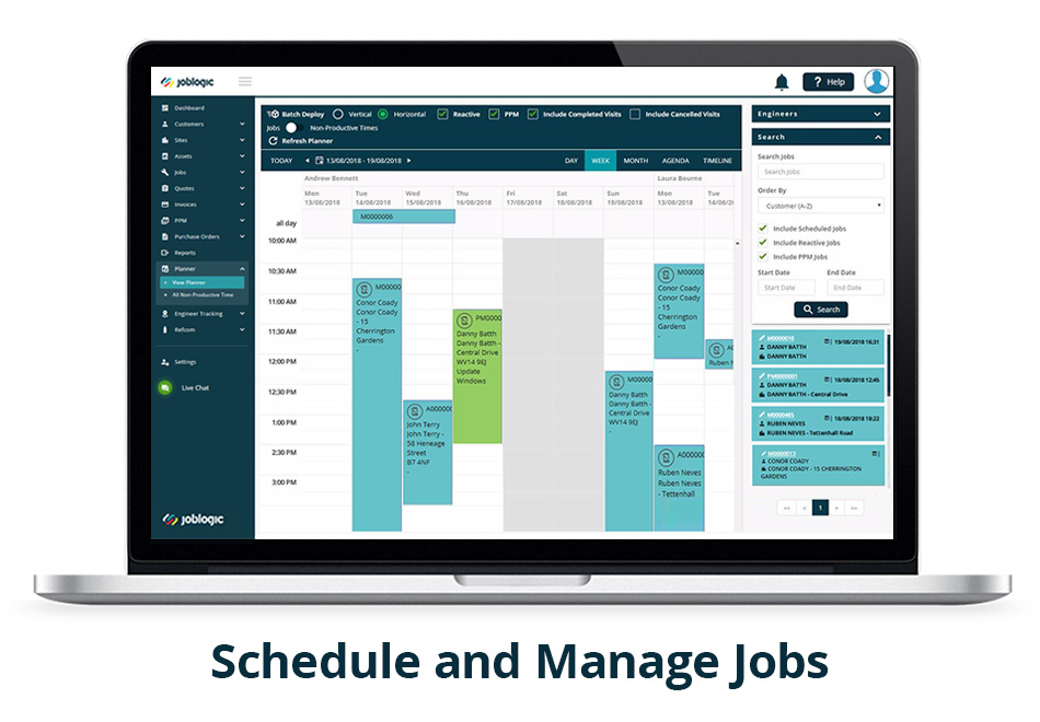 Joblogic Software - Schedule and Manage Jobs