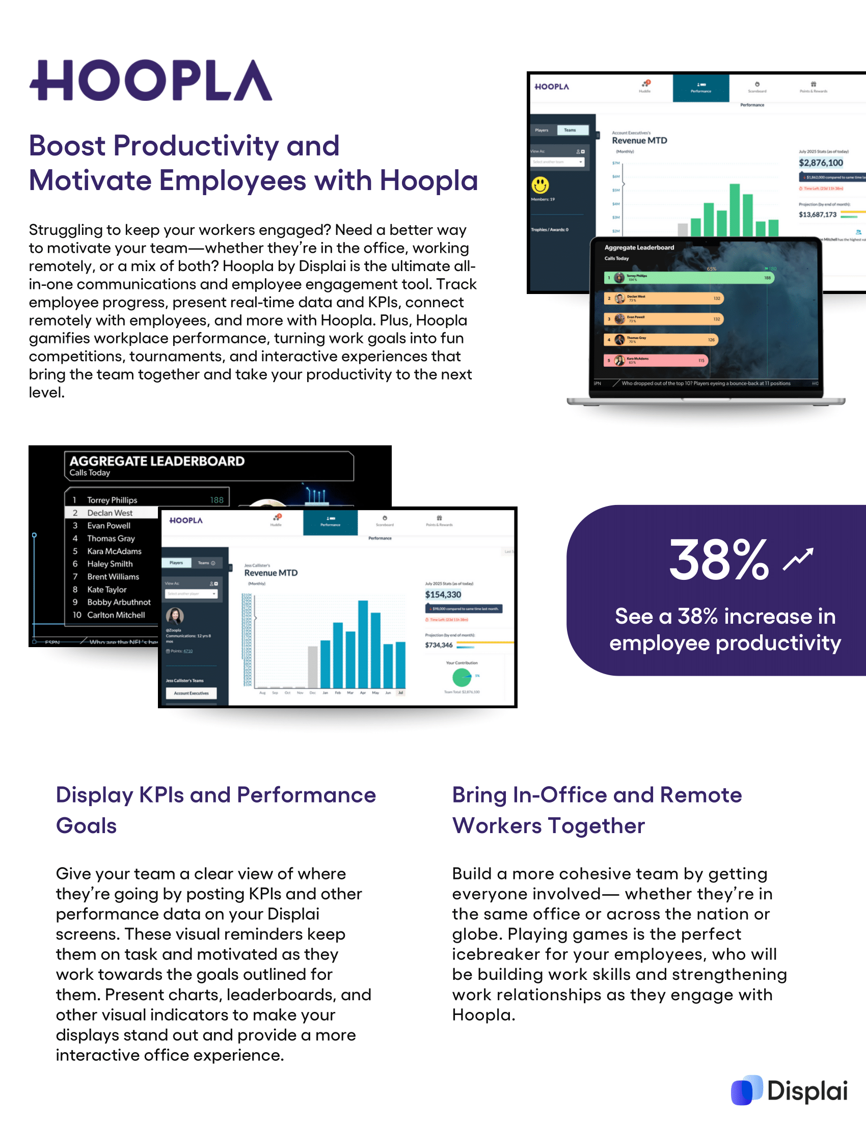 Hoopla screenshot: Hoopla summary and one pager