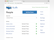 Bindle Software - In Bindle, each employee can be assigned an approver who reviews their requests for time-off