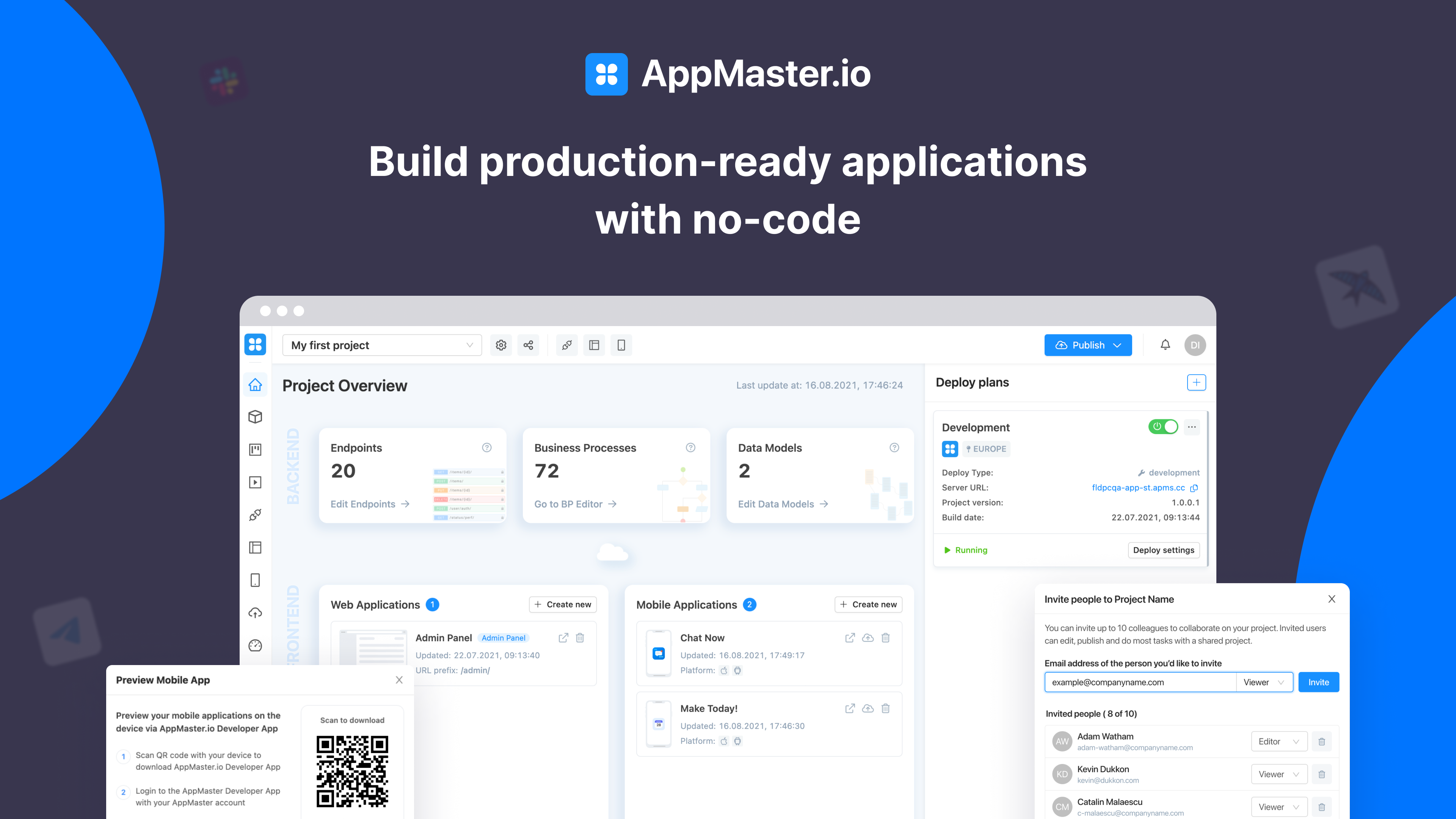 AppMaster product overview