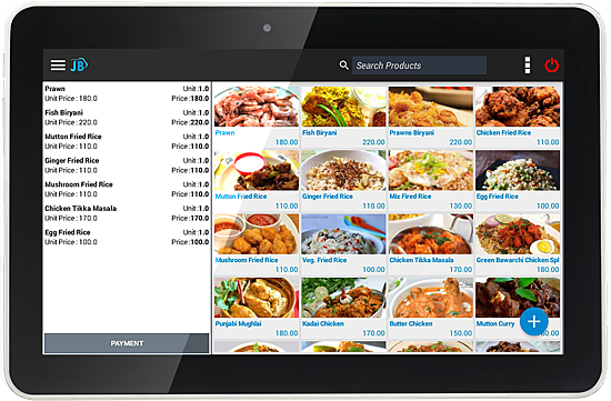 JustBilling screenshot: JustBilling list