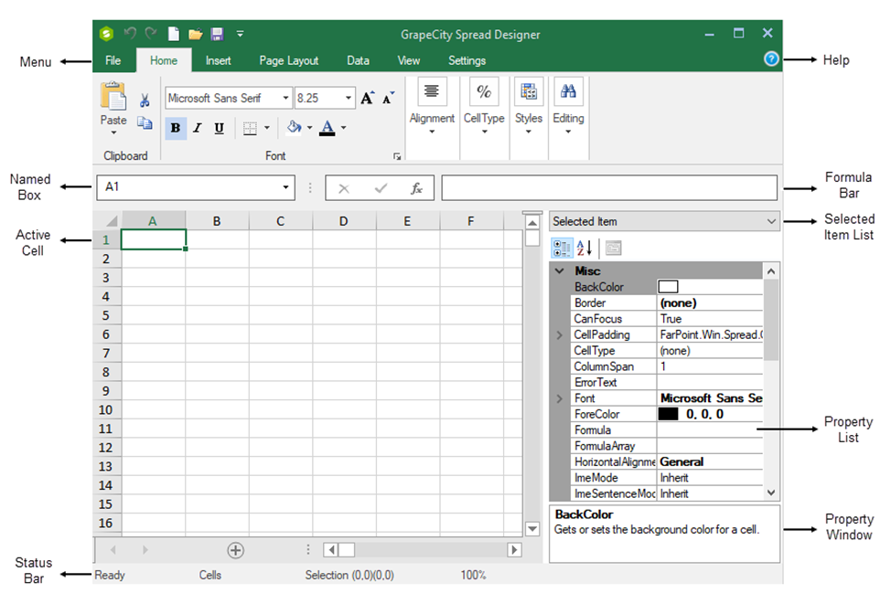 Use Spread’s WYSIWYG code-free spreadsheet designer for quick creation, editing, and designing of complex spreadsheet layouts with a familiar UI - no learning curve required.