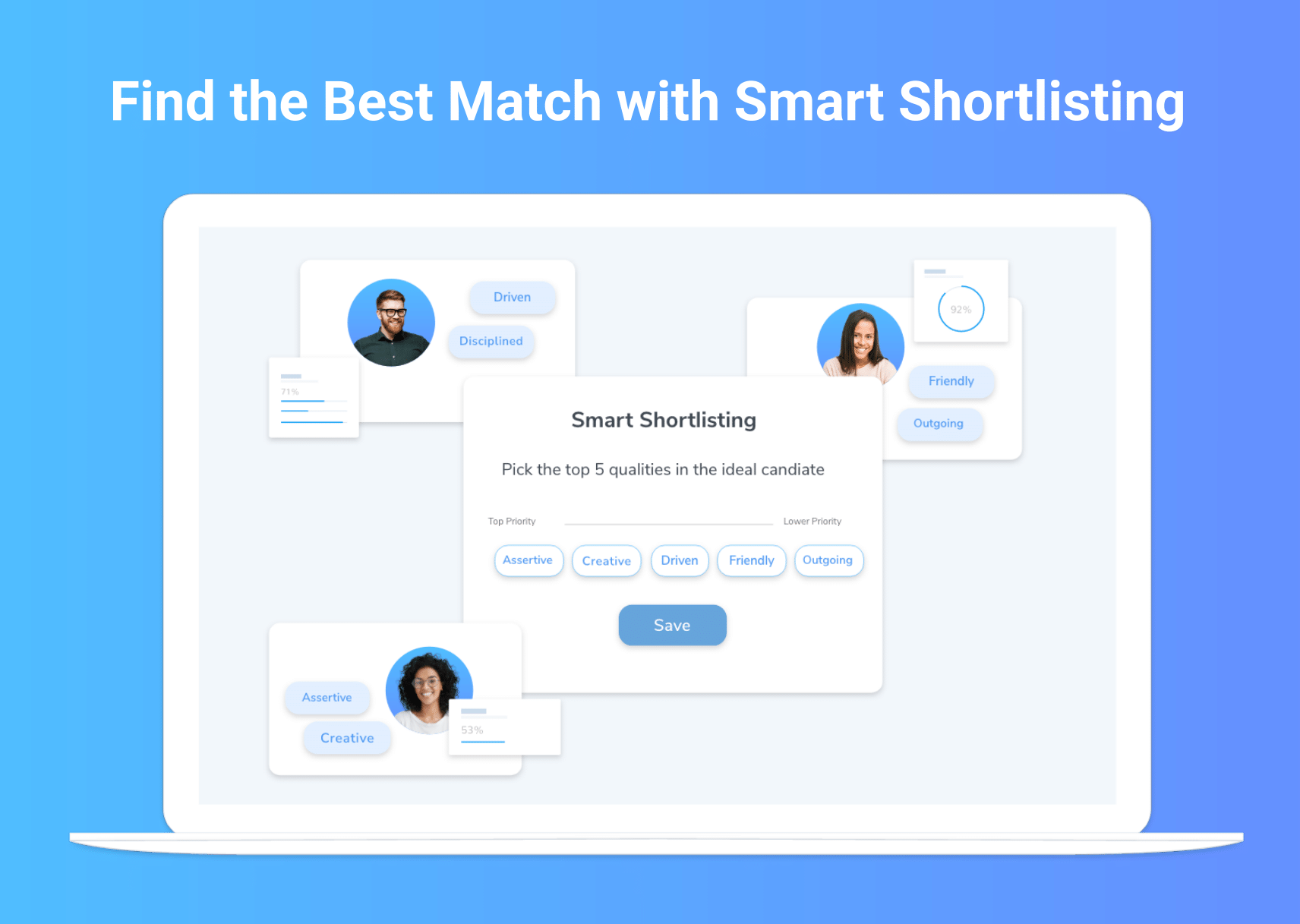 myInterview Software - Smart shortlisting finds you the best match