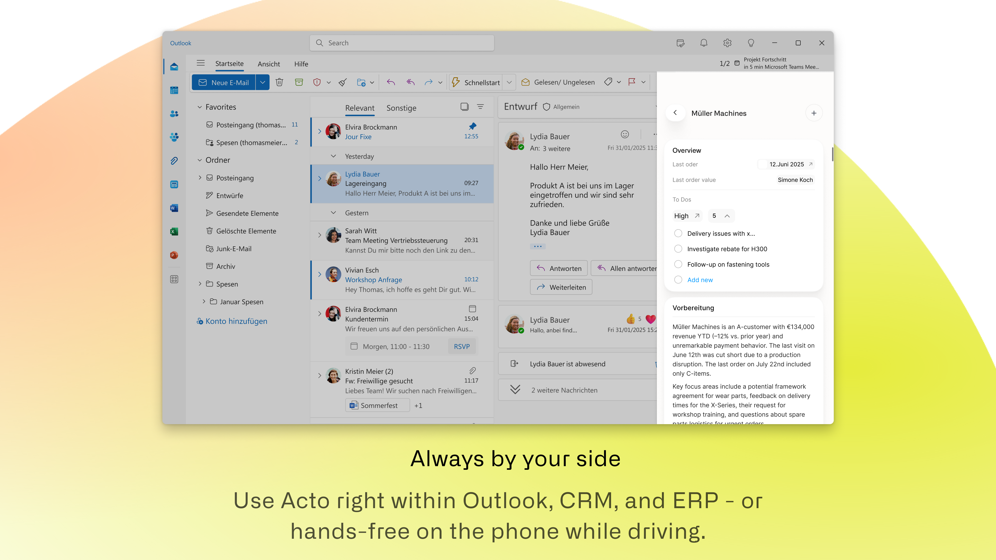 Acto screenshot: Acto AI sales companion for field sales teams