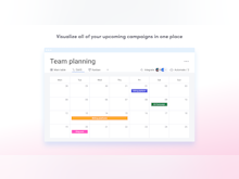monday marketer Software - Visualize all of your upcoming campaigns in one place