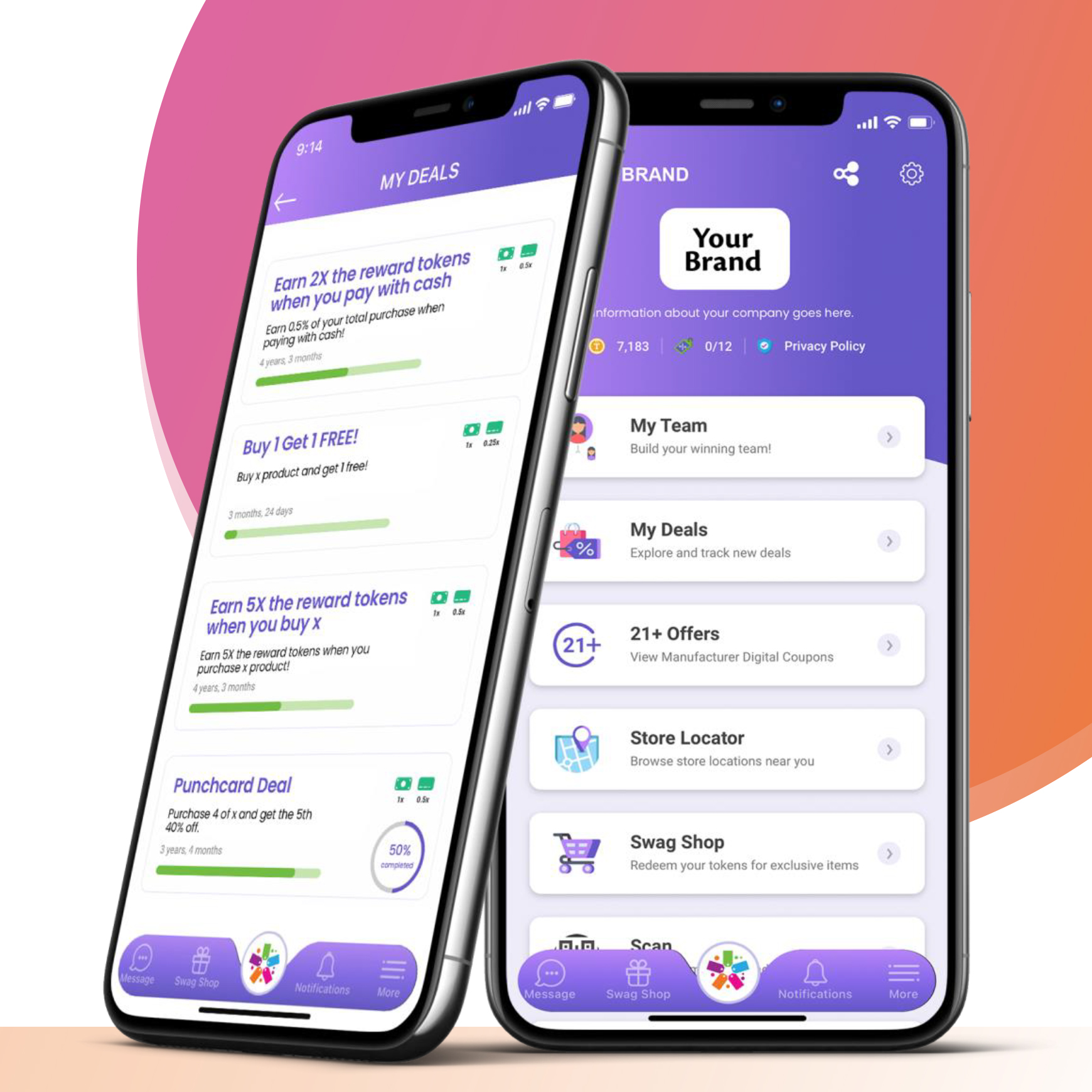 Loyal-n-Save mobile app travels anywhere, and is available on the Apple App Store and Google Play Store. Give your customers the flexibility to enjoy exclusive discounts for loyal customers.