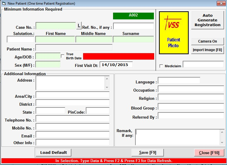 Doctor108 screenshot: Doctor108 patient registration