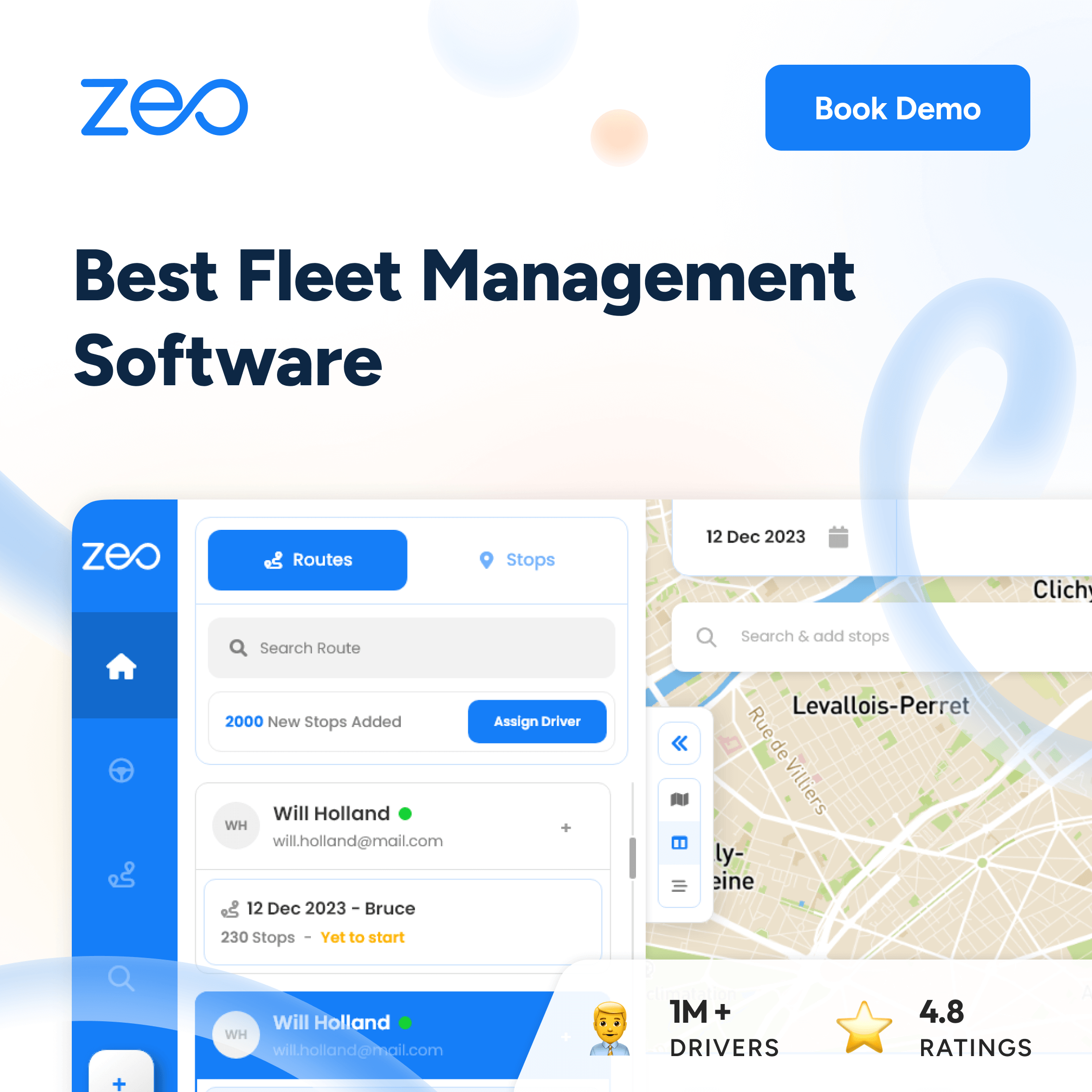 Zeo Route Planner, #1 Rated for Productivity, Time