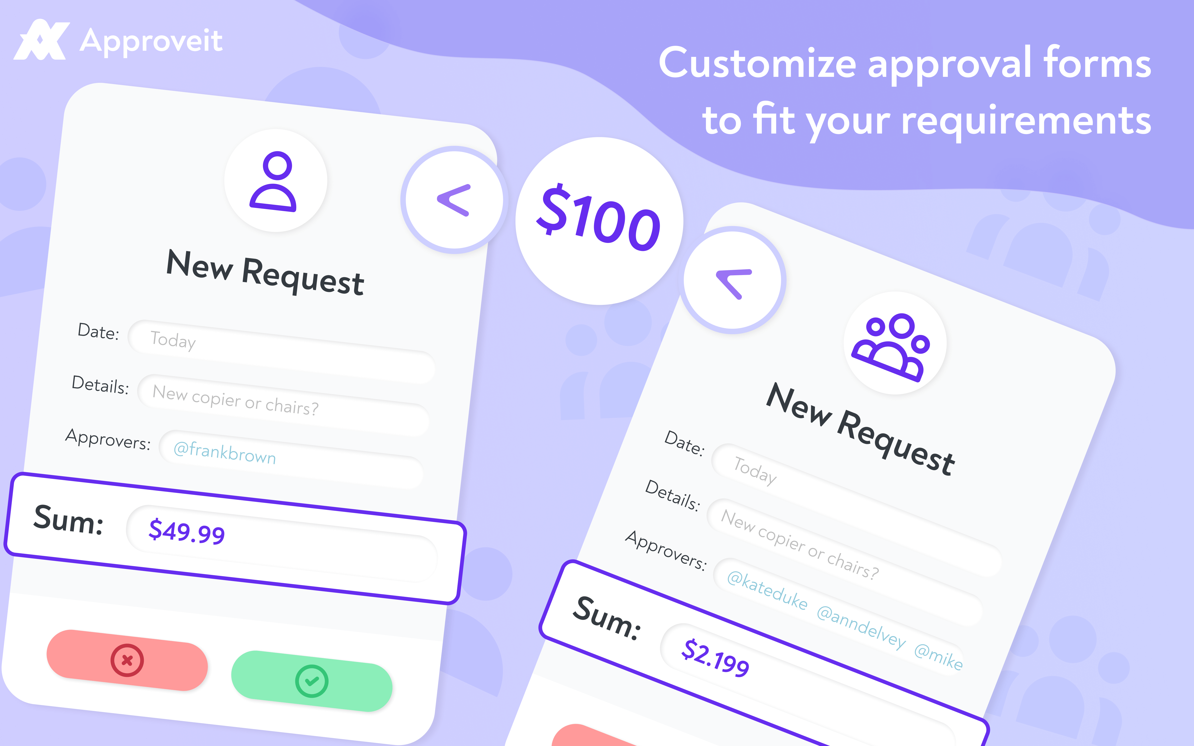 Approveit Software - Build custom approval forms for your whole team to use
