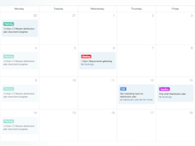 Capsule Software - Task Calendar