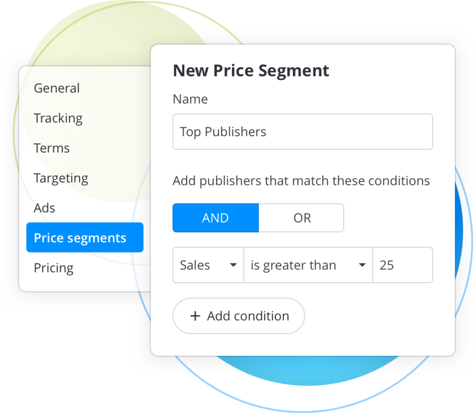 Target Circle Software - Target Circle price segment configuration