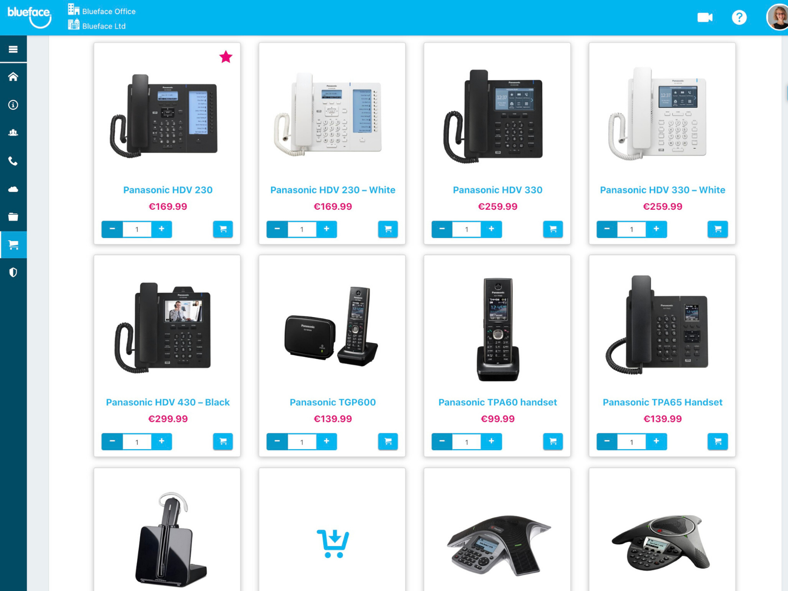 Blueface Store Overview