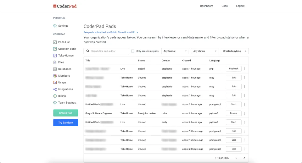 CoderPad Price, Features, Reviews & Ratings - Capterra India