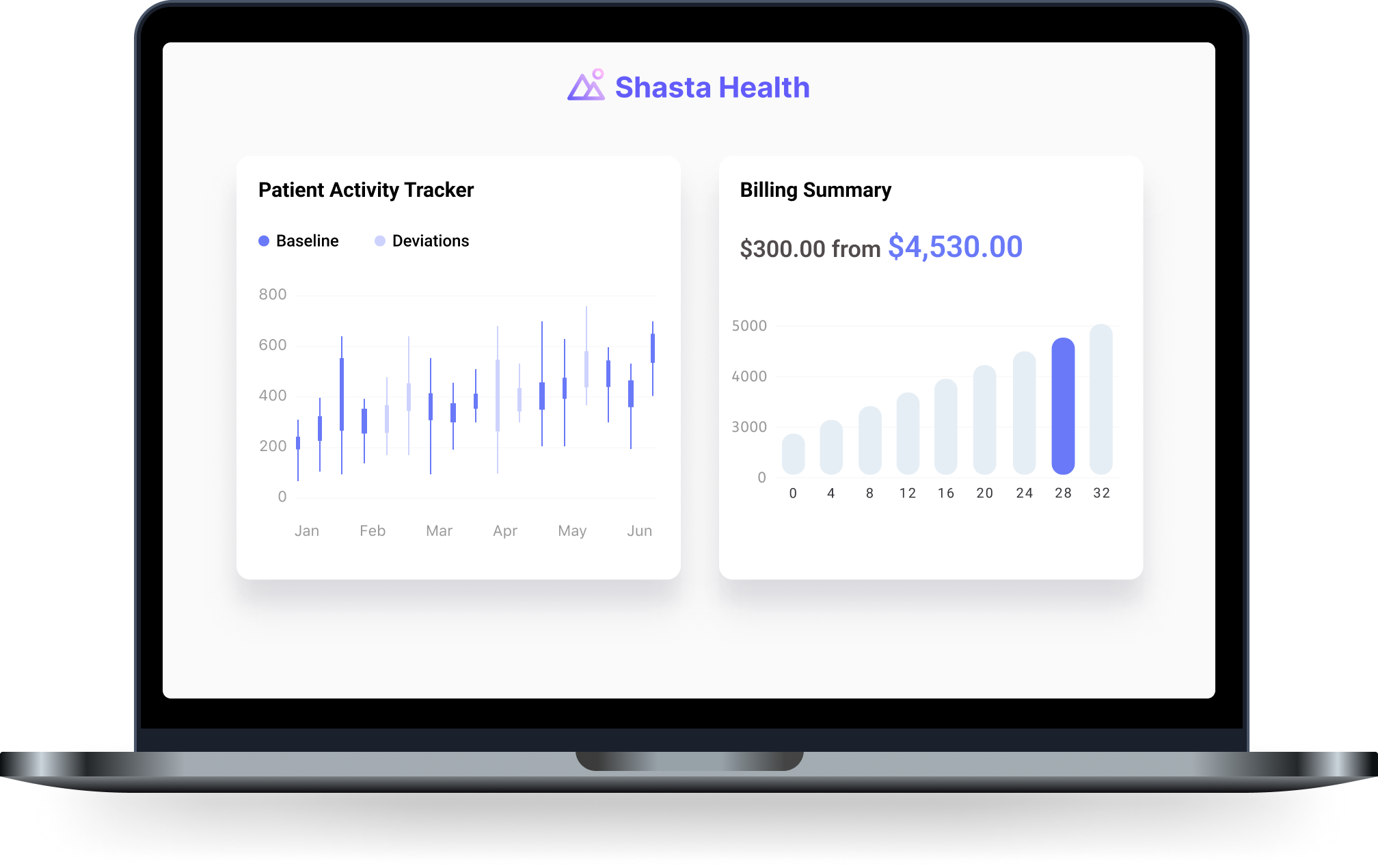 Shasta Health billing summary