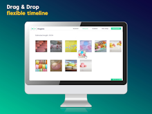 Magisto Software - Drag and drop editor with customized images