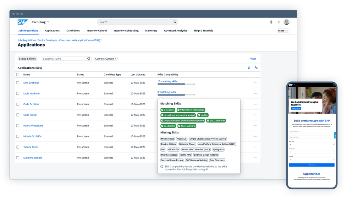 SAP SuccessFactors HCM Logiciel - 2