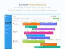 Avaza Software - Access resource scheduling, and schedule projects based on team availability.