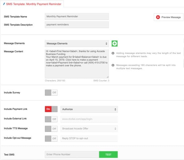 DCDial Logiciel - 2