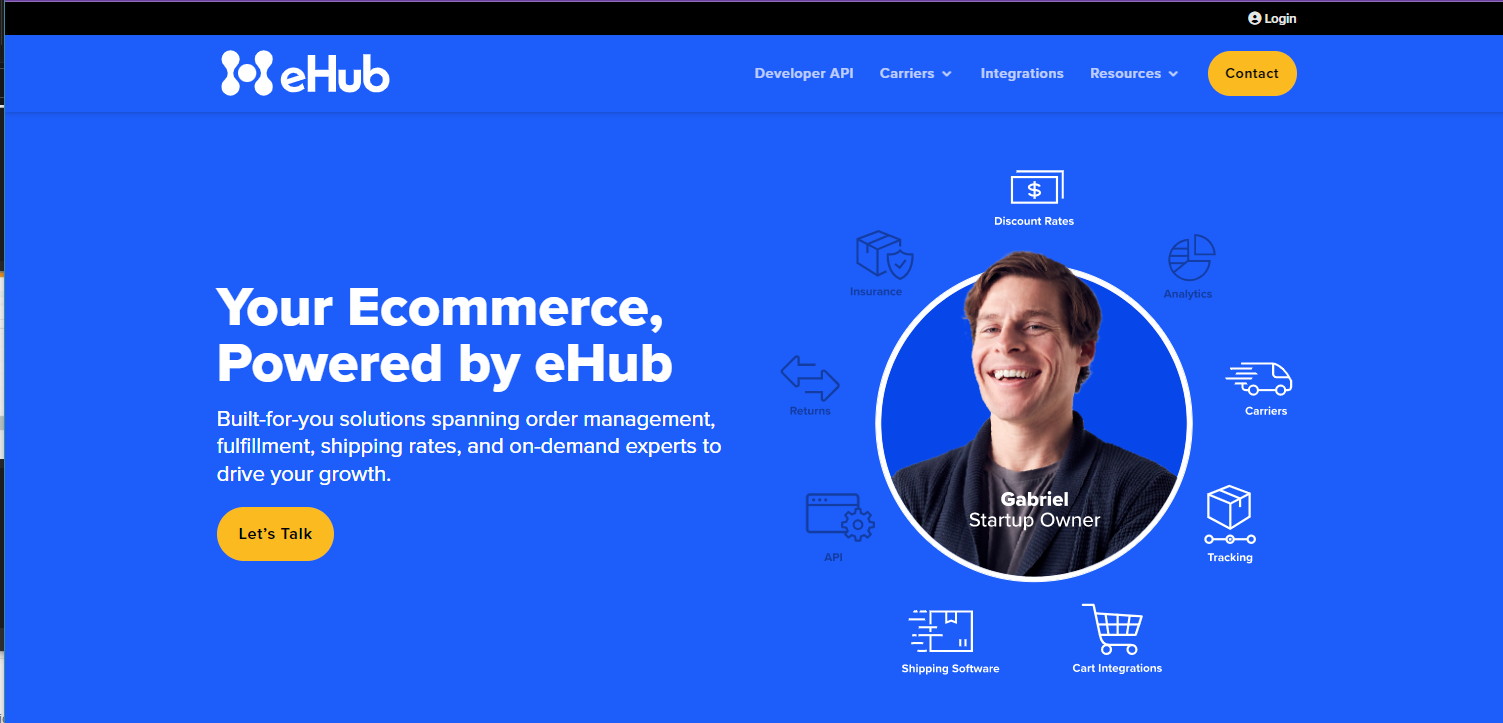 eHub's website, ready for your visit