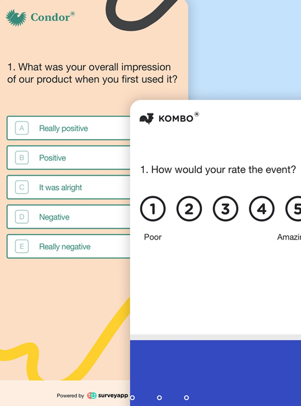 Surveyapp multi-channel feedback