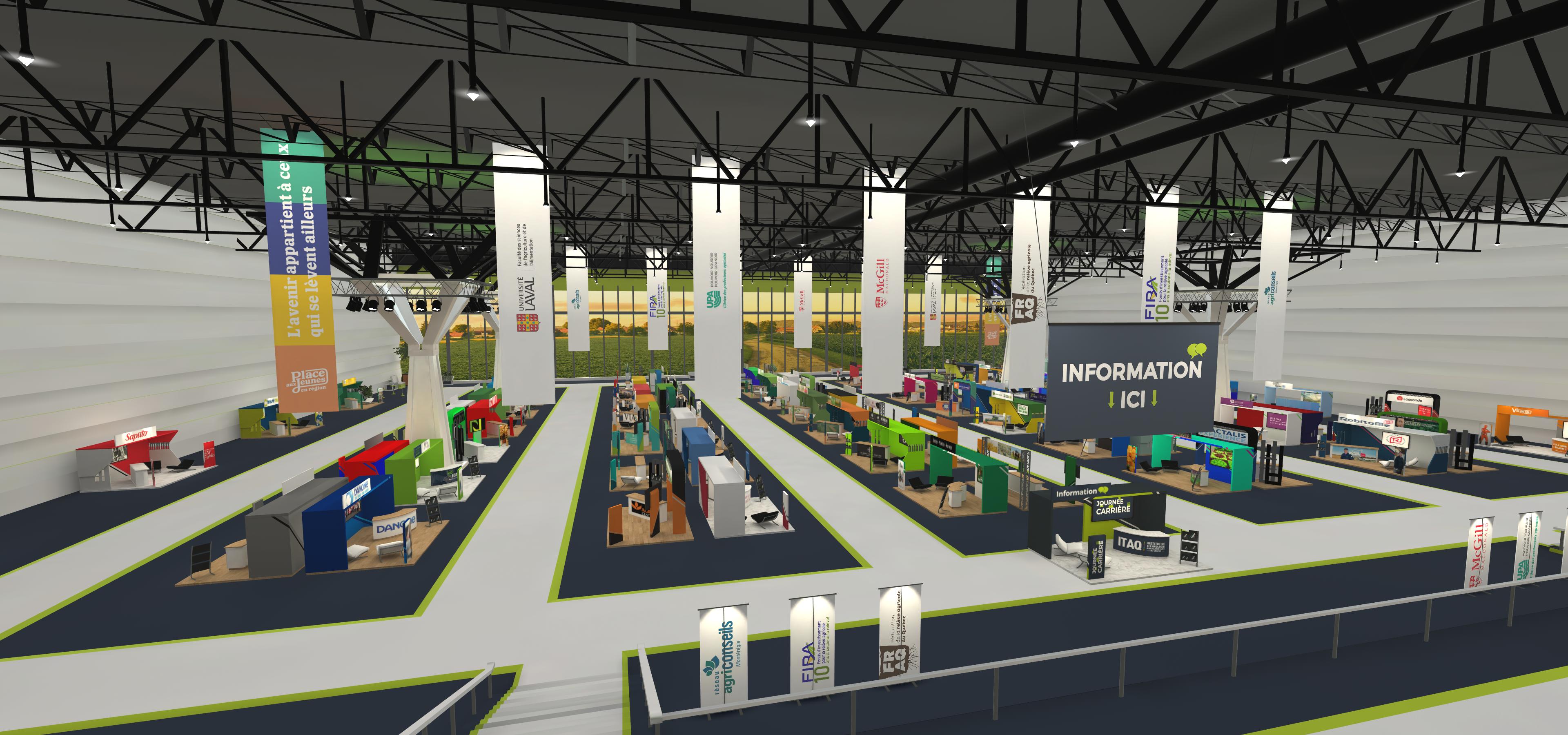 Umanize screenshot: Umanize custom 3D exhibition hall