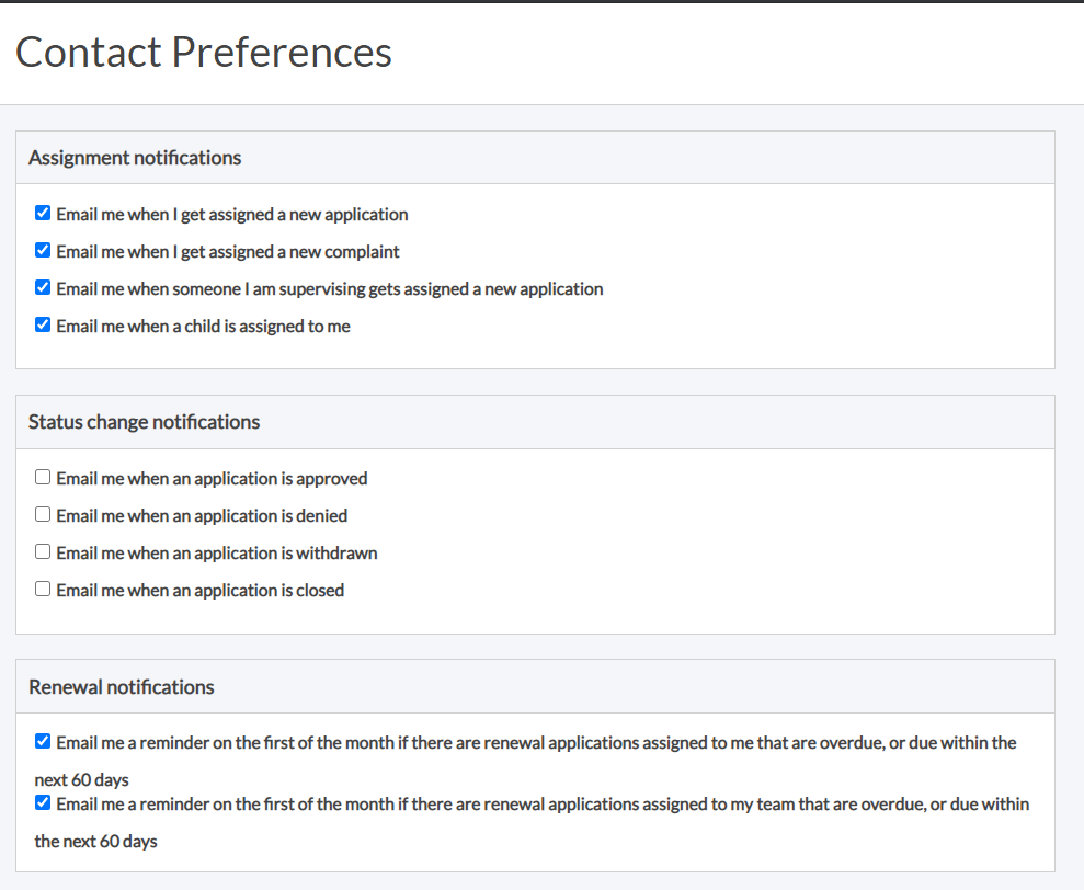 Binti manage notification preferences