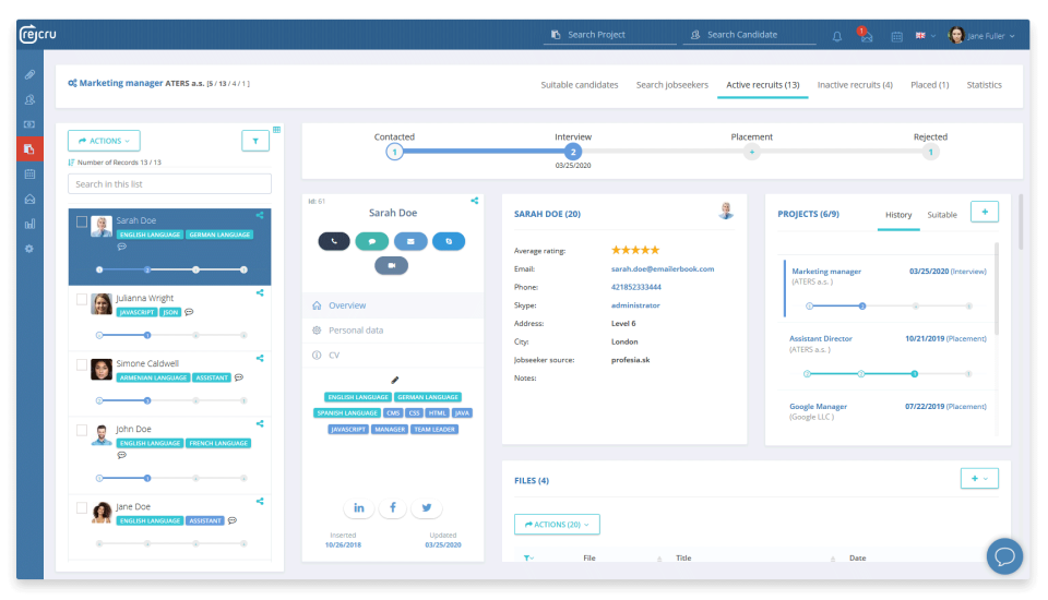 RECRU Software - 2