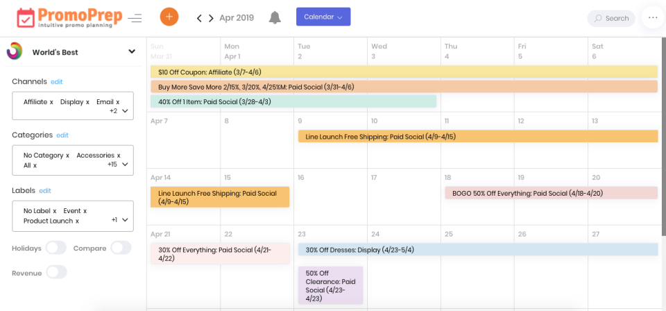 Calendar & list views-thumb