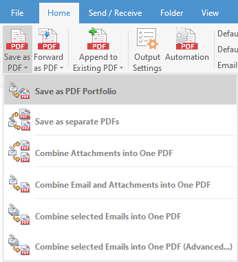 Email to PDF for Outlook
