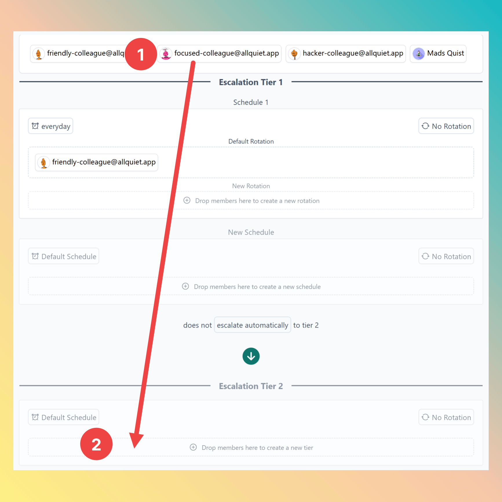 All Quiet Software - Escalation & Rotation Management