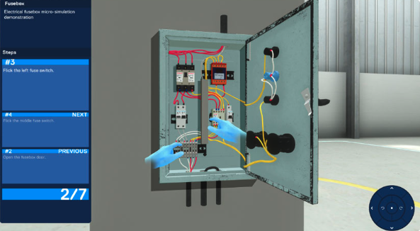 Facilitate screenshot: Immersive Training for Energy