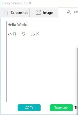 Translate page that can be translated once the image has been captured