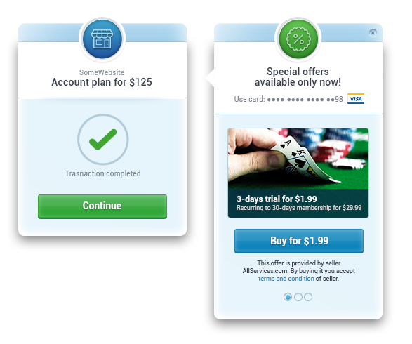 SecurionPay - Cross sales