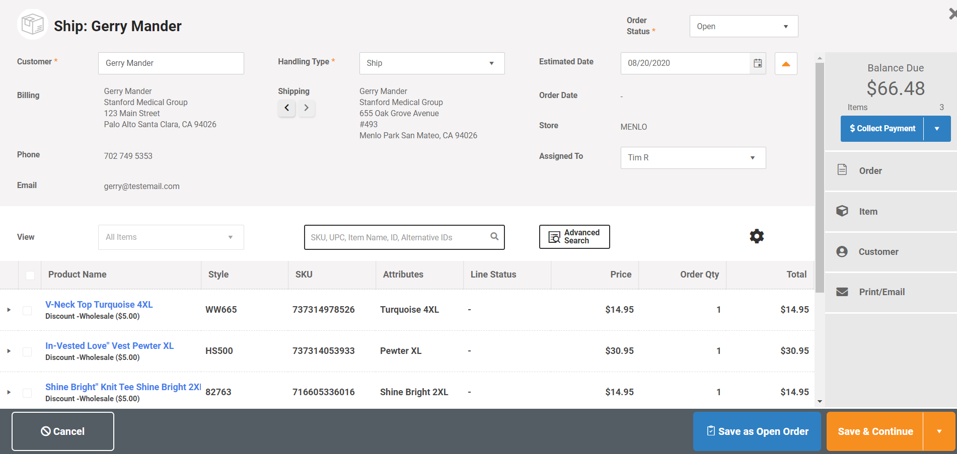 MicroBiz Cloud POS Software - Manage Layaways, Work Orders, Deliveries and Phone Orders - Manage layaways, phone orders and orders in progress.  You can collect a deposit and set whether the order will be fulfilled via store pick-up, shipment or delivery.
