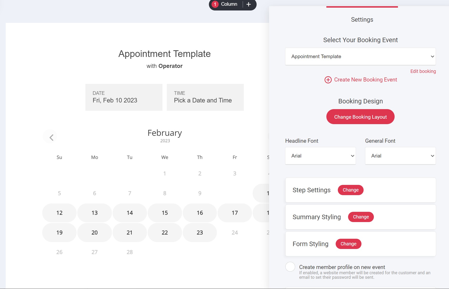 BuildAHustle Software - Booking System