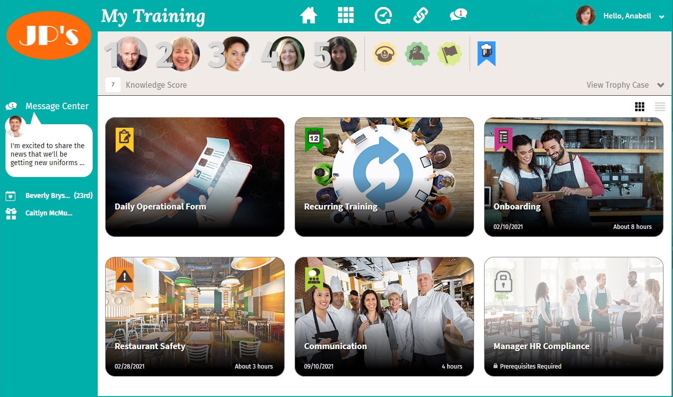 DiscoverLink Talent LMS Software - Learner's View
