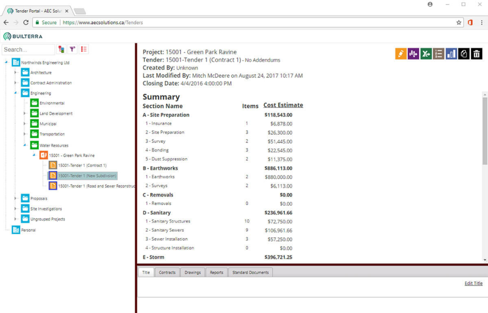 Cost estimates from CAD-thumb