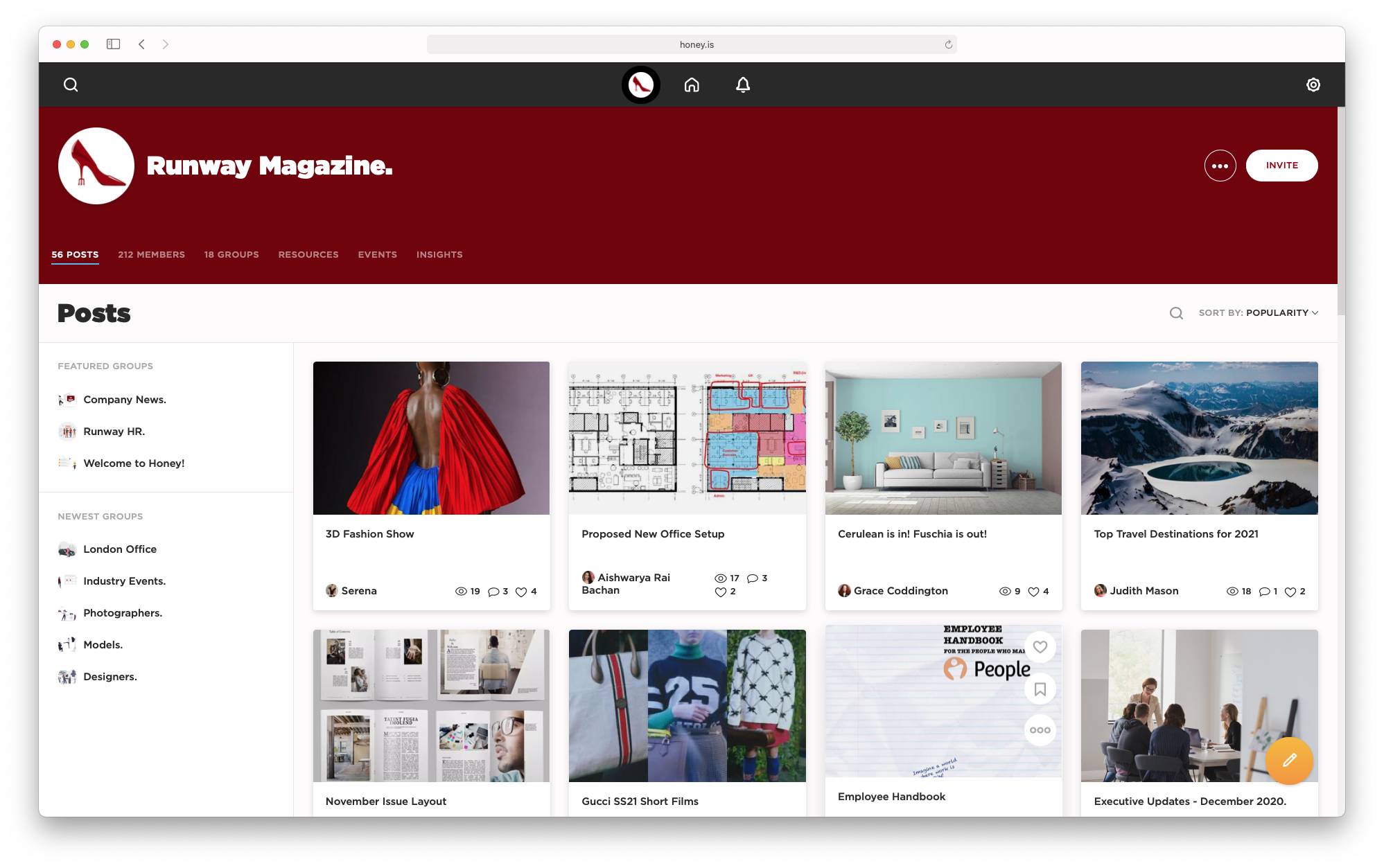 People go to Twitter to see what’s going on in the world, Instagram to see what’s happening with friends, and to Honey to see what’s happening at work.-thumb