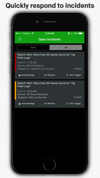 PagerDuty Software - Native app for iOS