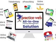 Practice-Web Software - Sometimes referred to as e-services, the Smart Tools suite layers in additional features and functionality affordably. Choose from clinical tools like eRx and teledentistry through marketing and communication options including texting and mass emails.