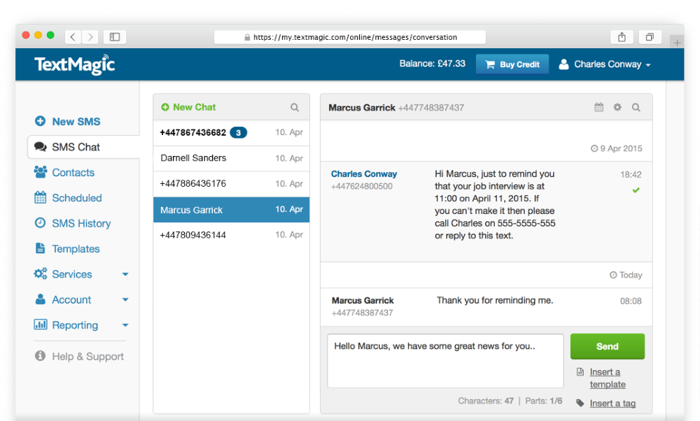 TextMagic Software - 4