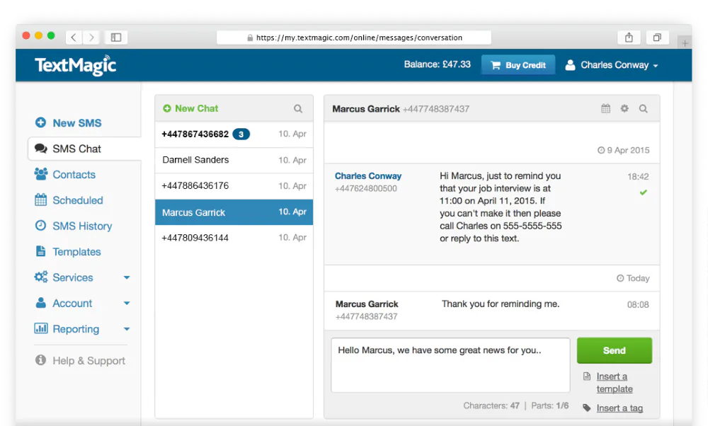 TextMagic Reviews, Cost & Features | GetApp Australia 2021